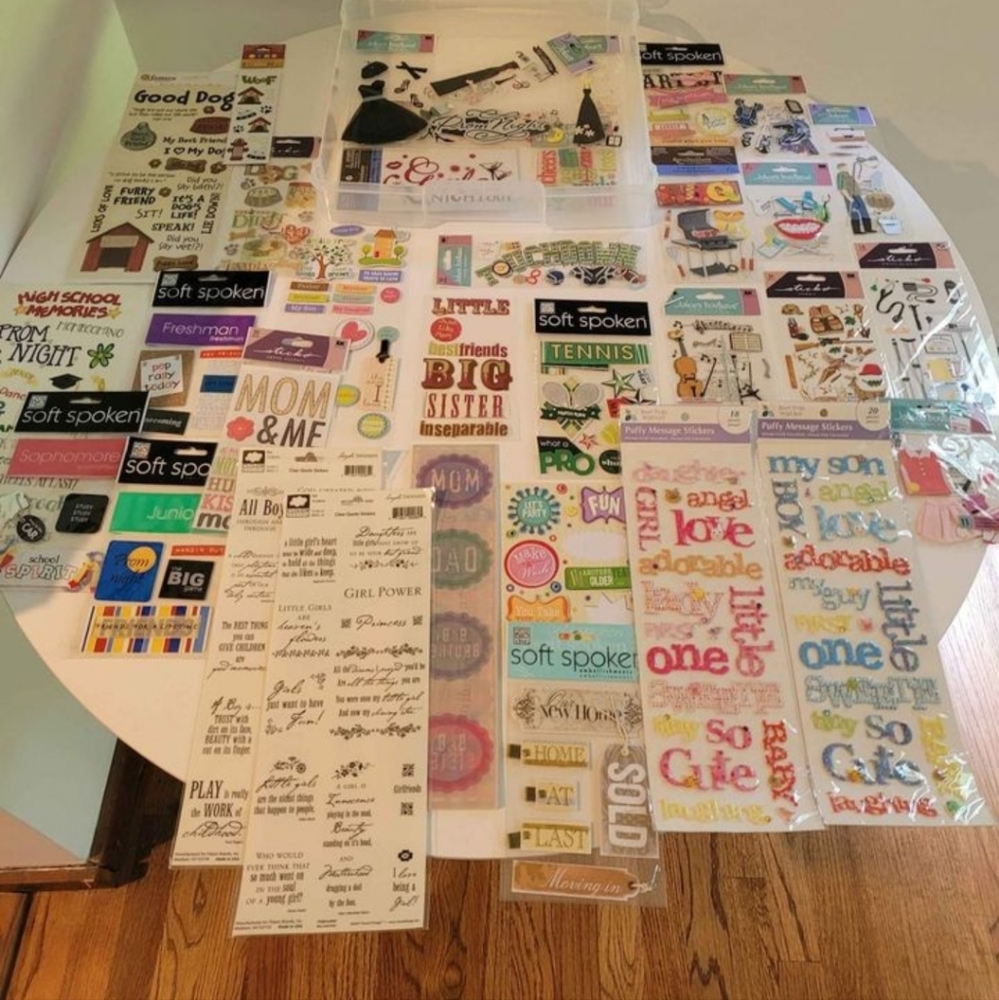 Lot of Scrapbooking Supplies